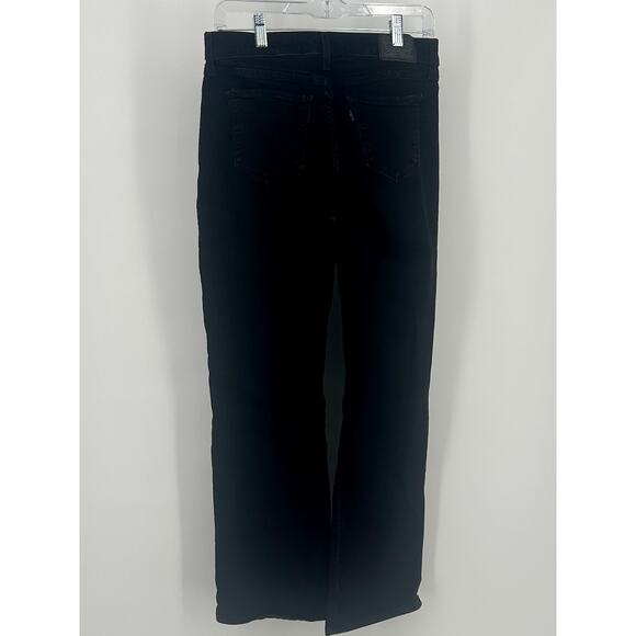 Levi’s Women’s 30 Curvy Bootcut Jeans Black Mid Rise Stretch Flare Denim Classic - Picture 2 of 11
